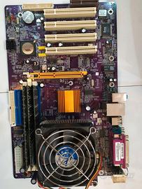Scheda Madre ECS KT600-A con Athlon XP 2200