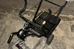 Carrello porta go kart