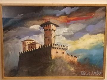 quadri olio di Romano Mussolini