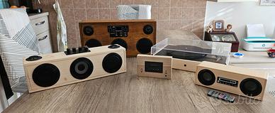 casse amplificate radio dab giradischi bluetooth