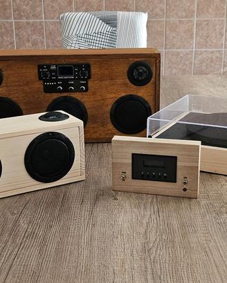 casse amplificate radio dab giradischi bluetooth