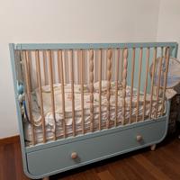 culla bambino + fasciatoio