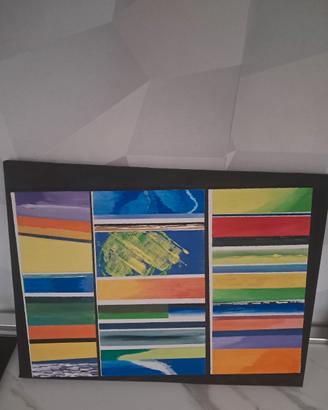 Quadro astratto su tela 
