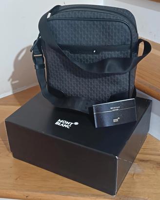 Montblanc nera tracolla borsetta originale nuova
