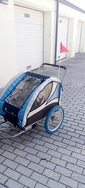 carrello porta bambini per biciclette 