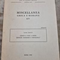 Genius e Iuno a Roma – Estratto accademico, Roma a