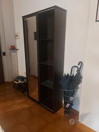 Mobile ingresso salvaspazio colore wengé