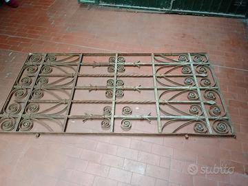 Grata singolo ferro battuto inferriata finestra