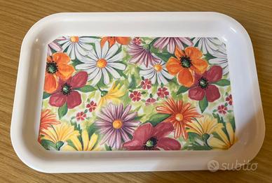 Vassoio floreale stile provenzale