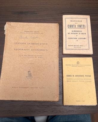Libri  vintage anni 50 60