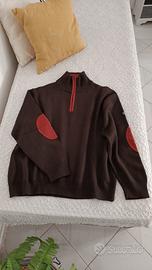 Maglione uomo Navigare chiusura mezza zip.