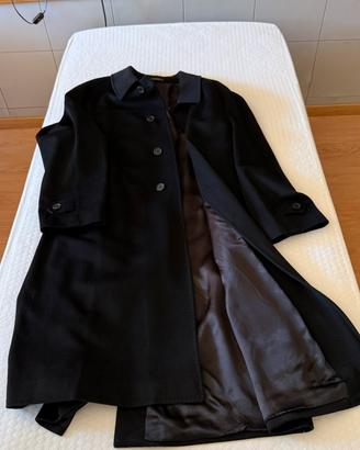 Cappotto blu scuro Lana Loro Piana