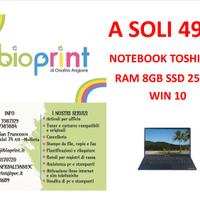 Notebook 15.6" i5 ram 8gb ssd 256 toshiba