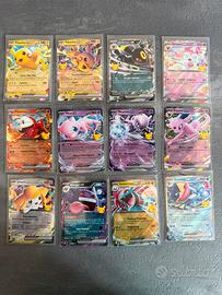 Lotto 17 carte pokemon 30 anniversario ex + promo