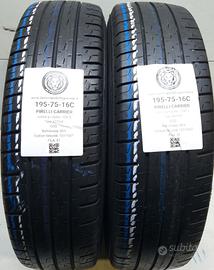 2 GOMME 195 75 16C PIRELLI A70875