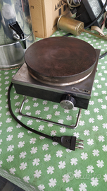 Piastra elettrica 1200 watt in metallo