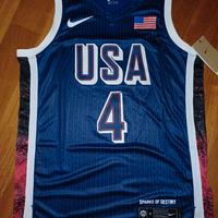 Canotta Team USA Steph Curry #4 Paris 2024