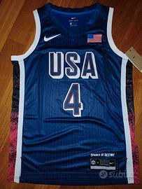 Canotta Team USA Steph Curry #4 Paris 2024