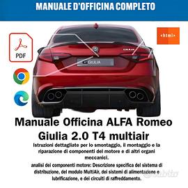manuale officina ALFA Romeo Giulia 2.0 t4 multiair