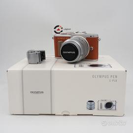 Olympus PEN E-PL8 14-42 Brown + VF-3 pari al nuovo