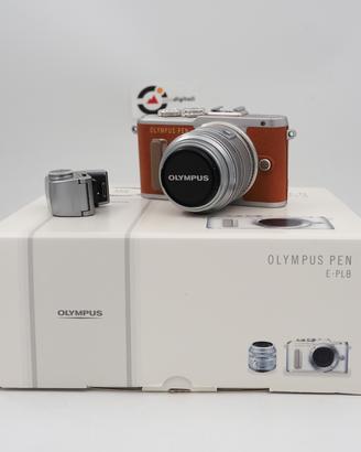 Olympus PEN E-PL8 14-42 Brown + VF-3 pari al nuovo