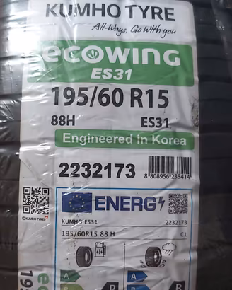 ruote auto khumo nuove imballate 195/60 - R15- 88H