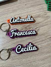 Portachiavi personalizzati con nome