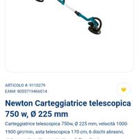 Carteggiatrice trlescopica 750w