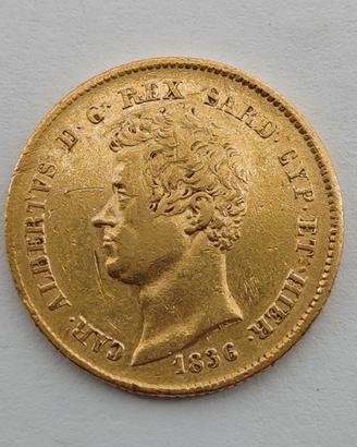 20 lire (Marengo) Carlo Alberto 