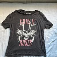 T-shirt Guns N’ Roses nera – stampa rock vintage
