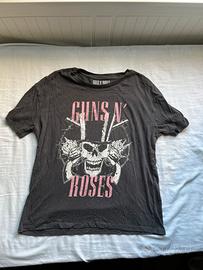 T-shirt Guns N’ Roses nera – stampa rock vintage