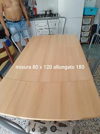 Tavolo x cucina + sedie
