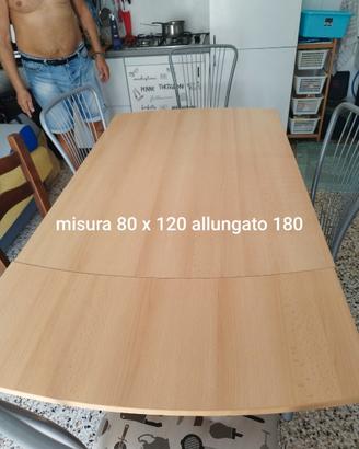 Tavolo x cucina + sedie