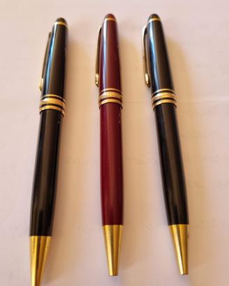 Tris di penne Montblanc usate, da 1.500 a 330 €
