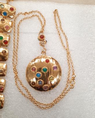 Giovanni Raspini parure collana e bracciale argent