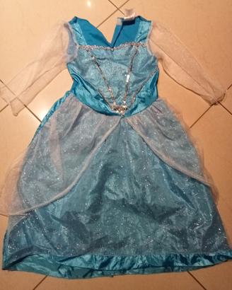 VESTITO PRINCIPESSA CARNEVALE BAMBINA