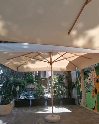 OMBRELLONI  5000x5000mm da esterno con piantana