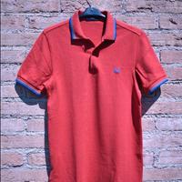 polo fred perry rossa fragola taglia s slim fit
