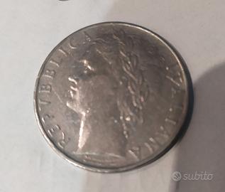 monete 100 Lire anno  1958