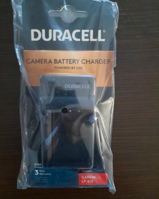 NUOVO caricabatterie DURACELL per batterie Canon