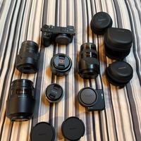 Sony alpha 6600 mirrorless + oviettivi