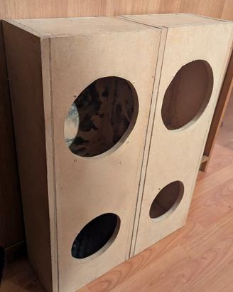 Box acustico speaker mdf 16mm 20cm / 16cm separato