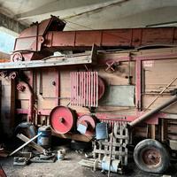 Trebbiatrice d'epoca Wilhelm Fricke