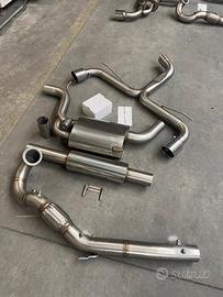 Golf GTI 7 7.5 8 8.5 scarico con valvola