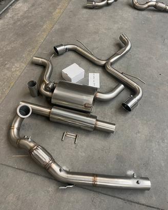 Golf GTI 7 7.5 8 8.5 scarico con valvola