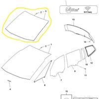 PARABREZZA PER SENSORE PIOGGIA E ABBAGLIANTI OPEL