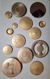 Lotto di Spartifiamma in ottone per cucine