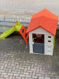 Casetta +scivolo Smoby seminuovi