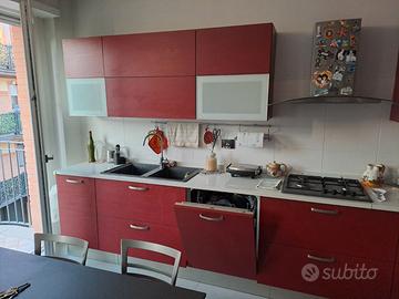 cucina lineare 4 metri più frigo.