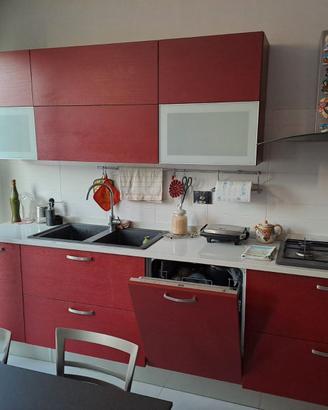 cucina lineare 4 metri più frigo.